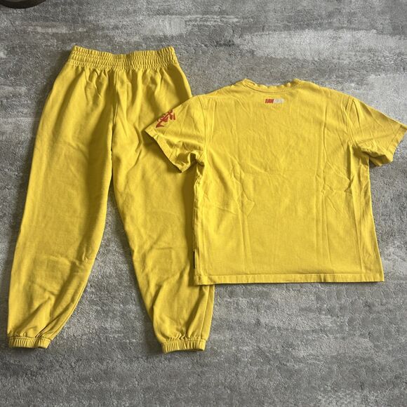 RawGear Zenitsu Agatsuma Demon Slayer T-Shirt & Joggers Mens Small Yellow Anime - Picture 13 of 14